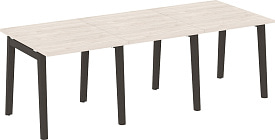 Стол переговорный Onix Wood OW.PRG-3.0 Денвер светлый/Дуб темный