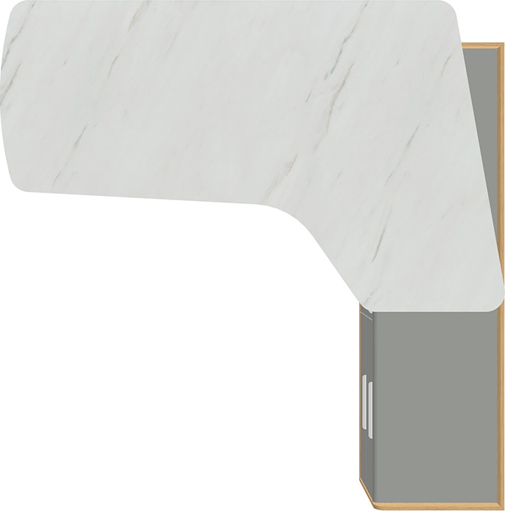Стол руководителя Remo Rem-209.1R+Rem-34R