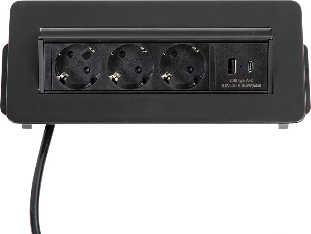 Розеточный блок DESK PRO G4703-2AC
