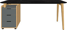Стол руководителя Remo Rem-180.1L+Rem-32
