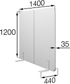 Мобильная перегородка Фикс FX-140/120