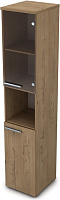 Шкаф-пенал высокий Gloss 9П.005.13 Teakwood Шкаф-пенал высокий Gloss 9П.005.13 Teakwood