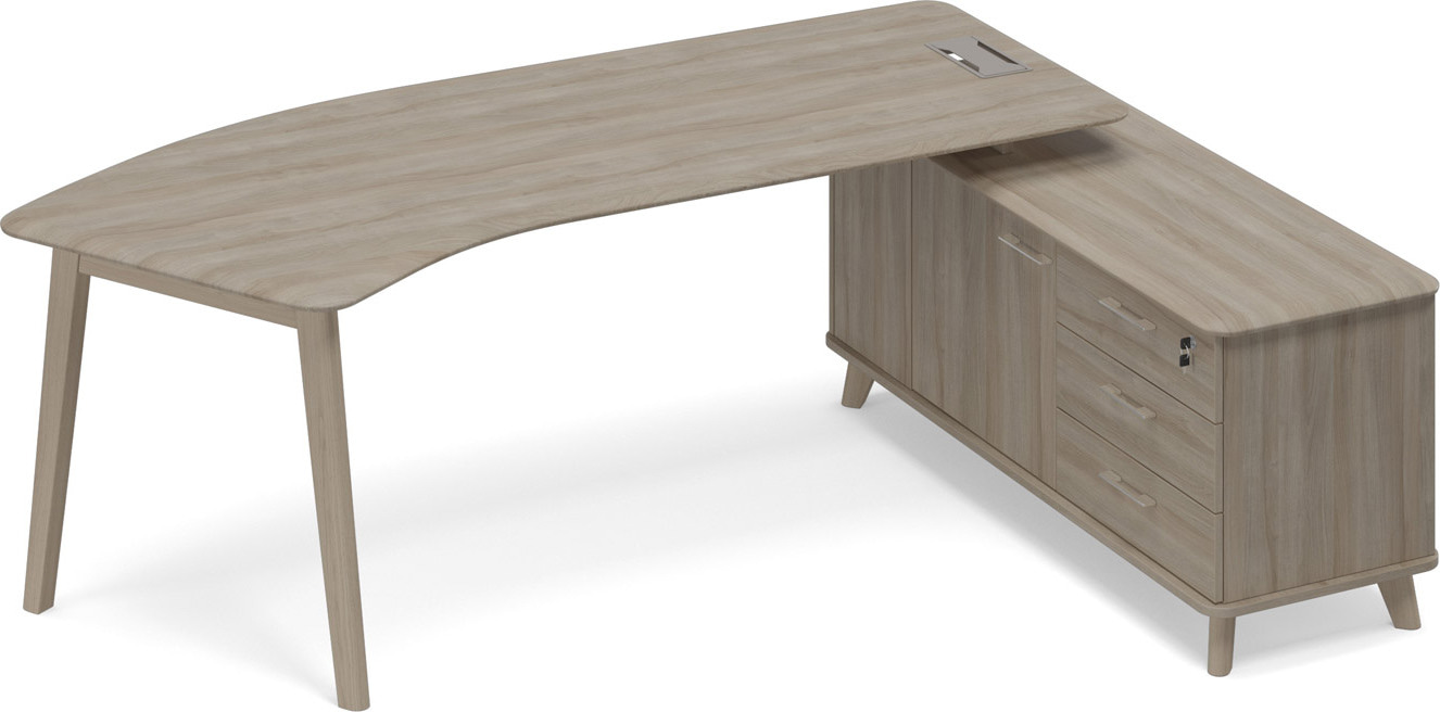 Стoл руководителя правый Time Wood ТМ В2 128