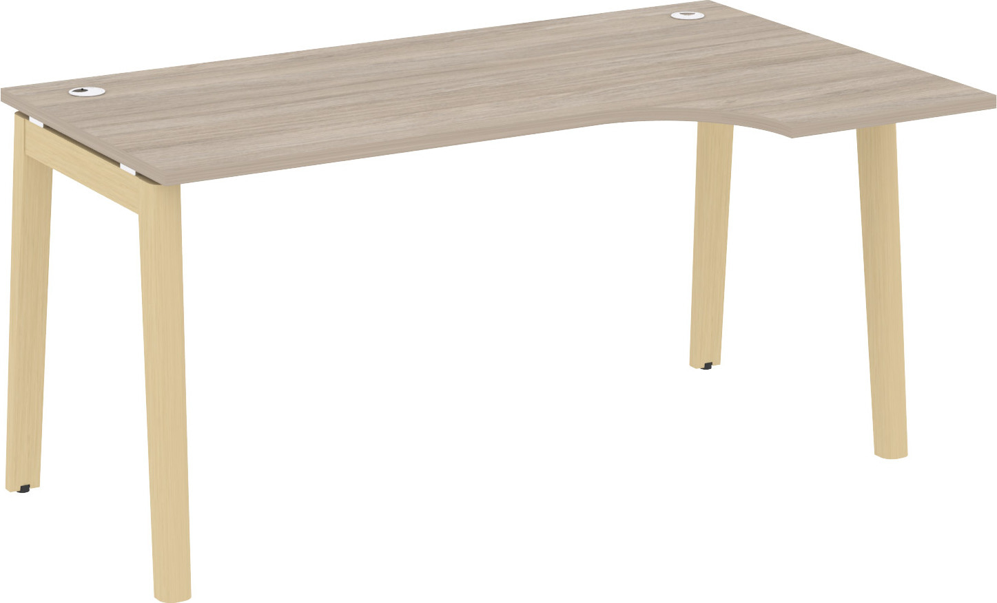 Стол эргономичный правый Onix Wood OW.SA-1(R)