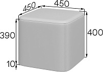 Пуф Блок БК-4540 ткань