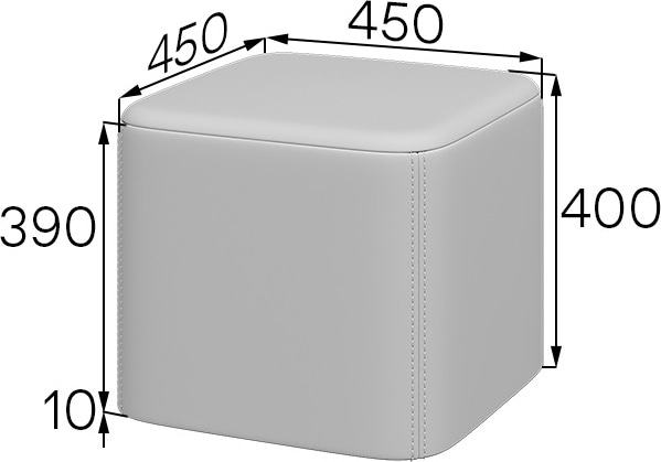 Пуф Блок БК-4540 ткань