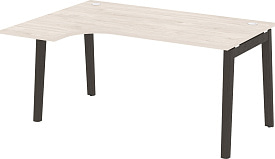 Стол эргономичный левый Onix Wood OW.SA-4(L) Денвер светлый/Дуб темный Стол эргономичный левый Onix Wood OW.SA-4(L) Денвер светлый/Дуб темный