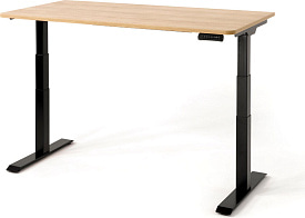 Стол письменный SKID 140*75 208 101 6Z (RAL 9005 Black) Гикори/Черный