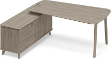 Стoл руководителя левый Time Wood ТМ В2 115