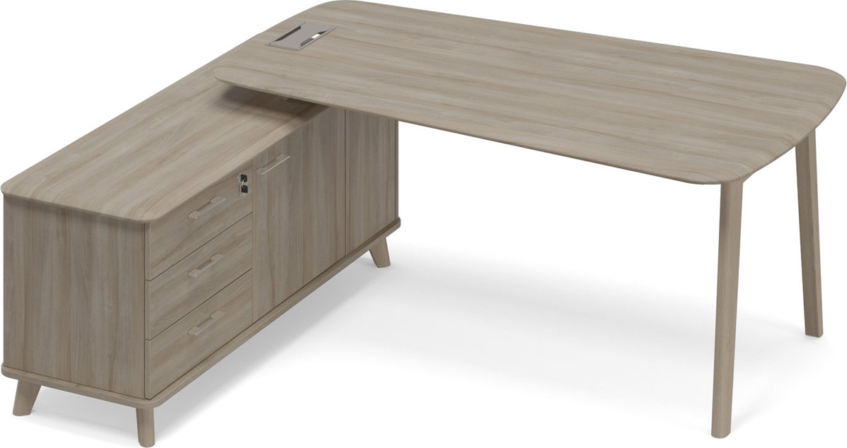 Стoл руководителя левый Time Wood ТМ В2 115