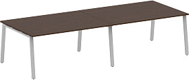 Стол для переговоров БА.ПРГ-2.4 Gray Венге Цаво