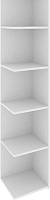 Модуль приставной Locker plus 5 ячеек Белый Модуль приставной Locker plus 5 ячеек Белый