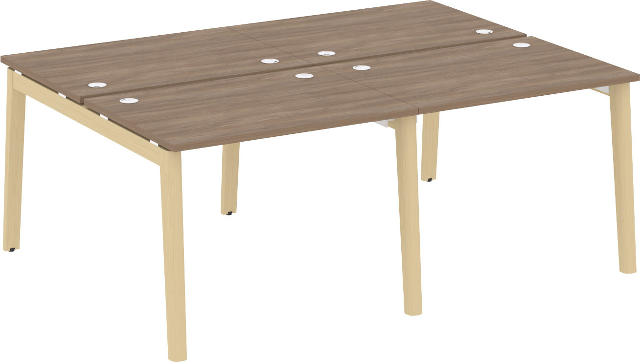 Рабочая станция на 4 рабочих места Onix Wood OW.D.RS-4.1.7