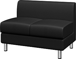 Секция двухместная Домино экокожа Ecotex 3001