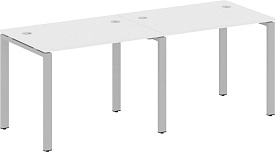 Рабочая станция на 2 места БП.СМ-2.1 Gray Белый