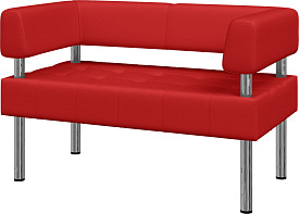 Диван двухместный Бизнес экокожа Ecotex 3021