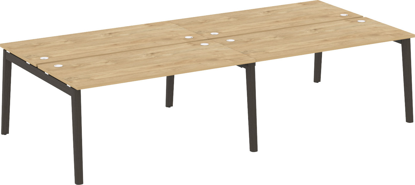 Рабочая станция на 4 рабочих места Onix Wood OW.D.RS-4.4.7