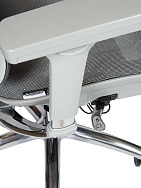 Кресло офисное эргономичное Kron aluminium grey