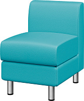 Секция одноместная Домино экокожа Ecotex 3005