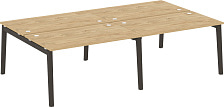 Рабочая станция на 4 рабочих места Onix Wood OW.D.RS-4.3.8