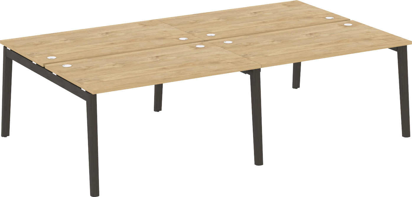 Рабочая станция на 4 рабочих места Onix Wood OW.D.RS-4.3.8