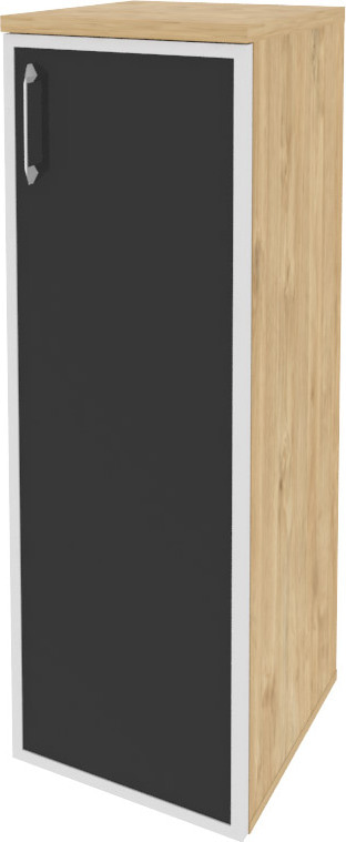 Шкаф средний узкий правый Onix O.SU-2.4R(R) black