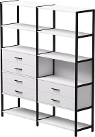 Набор стеллажных систем №8 EVO 254ST8W39005 Белый / Черный Набор стеллажных систем №8 EVO 254ST8W39005 Белый / Черный