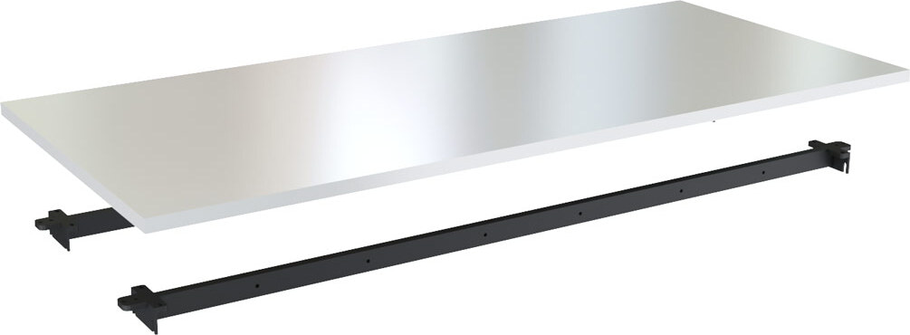 Столешница одинарная 160 с траверсами Steel 11160