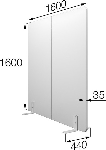 Мобильная перегородка Фикс FX-160/160