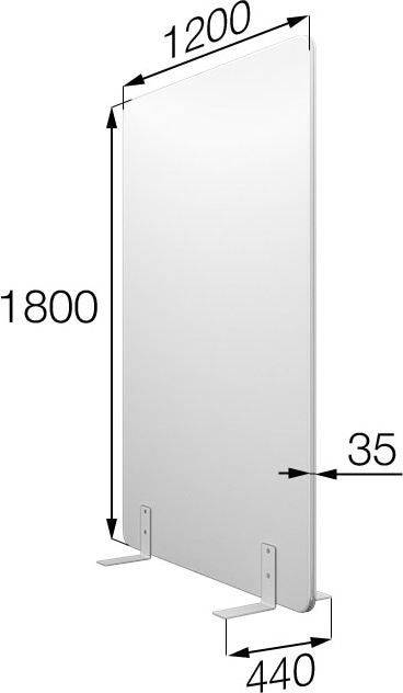 Мобильная перегородка Фикс FX-120/180
