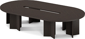 Стол для переговоров POS/SIR 131S_SET6 Венге Стол для переговоров POS/SIR 131S_SET6 Венге
