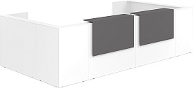 Стойка ресепшн Lounge 1КР.203 Белый / Graphit Стойка ресепшн Lounge 1КР.203 Белый / Graphit