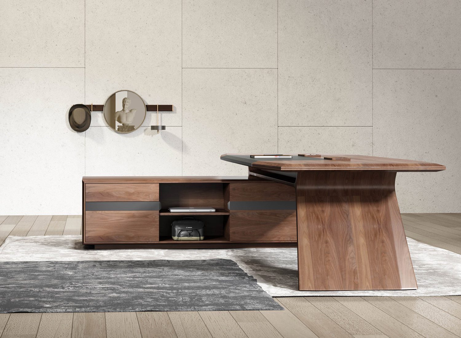 Стол руководителя Aulenti ED87R.240205
