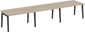 Стол переговорный Onix Wood OW.PRG-3.3 Дуб Аттик/Дуб темный