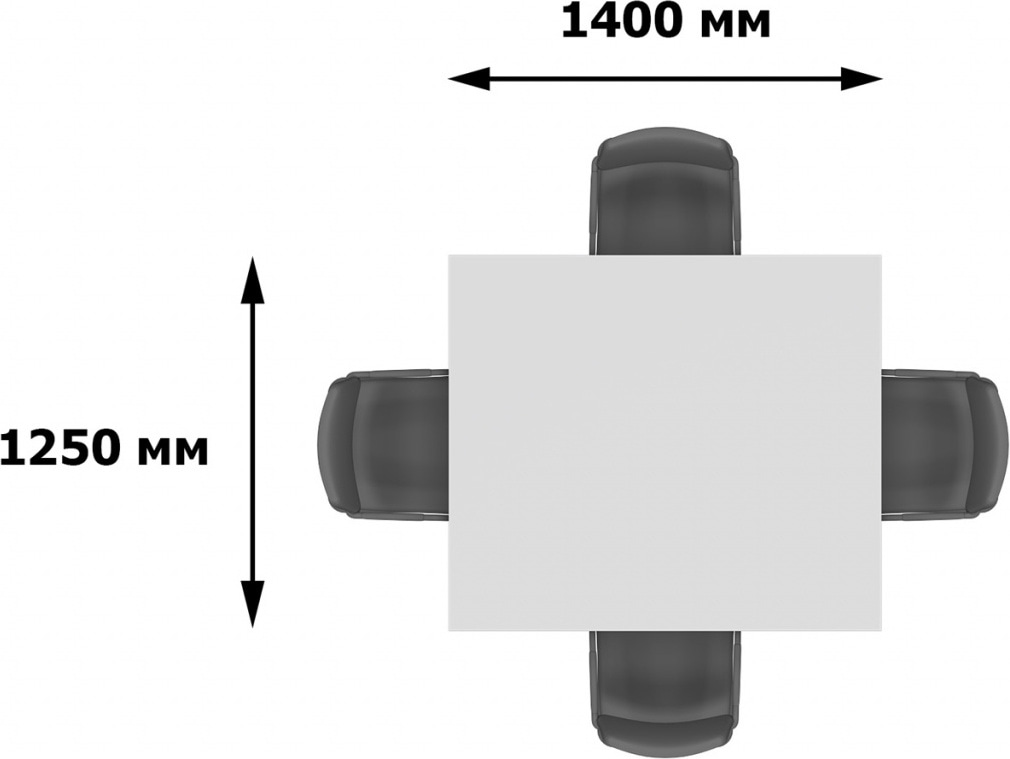 Стол для переговоров 6U1214P 60x30_sale