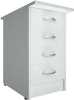 Тумба приставная с фолдингом А.ТП-4.2F-S Белый Тумба приставная с фолдингом А.ТП-4.2F-S Белый