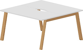 Cтол bench отдельный Artwood AW2TV147 Белый/Бук