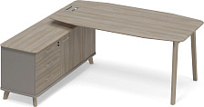 Стoл руководителя левый Time Wood ТМ В2 109