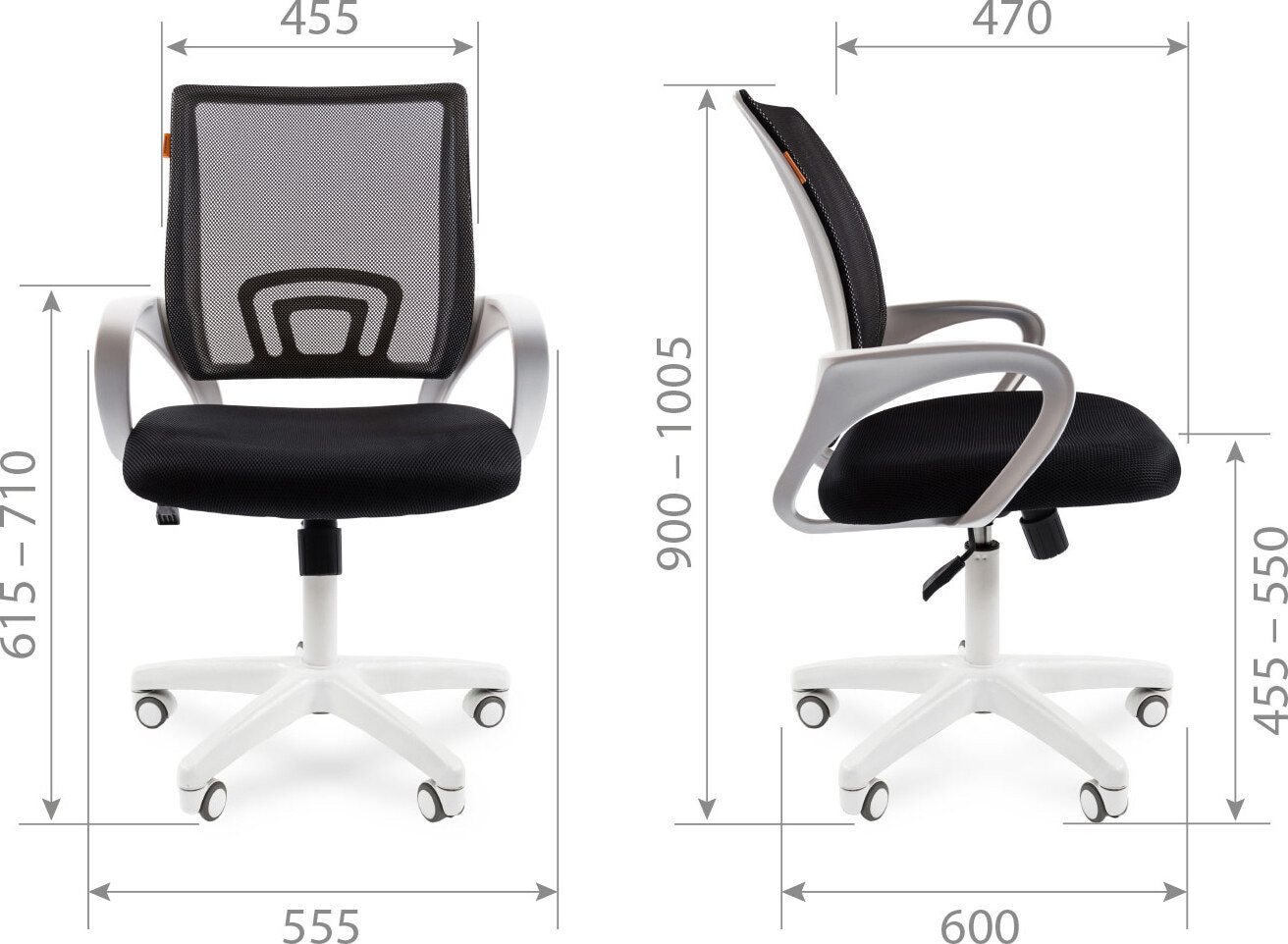 Кресло персонала Chairman 696 White