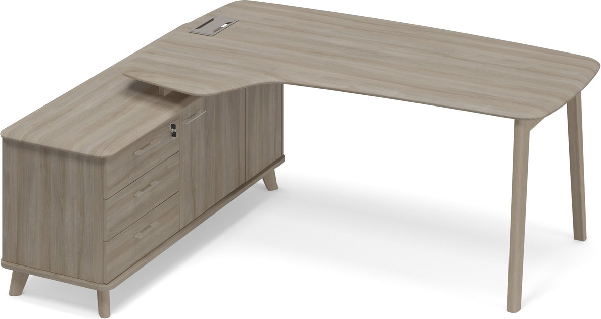 Стoл руководителя левый Time Wood ТМ В2 121