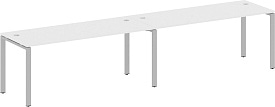 Рабочая станция на 2 места БП.СМ-2.5 Gray Белый
