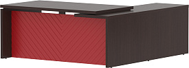 Стол руководителя левый Torr Lux TLCT 1820(L) Венге Магия / Красный Стол руководителя левый Torr Lux TLCT 1820(L) Венге Магия / Красный