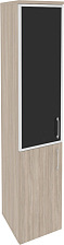 Шкаф высокий узкий левый Onix O.SU-1.2R(L) black