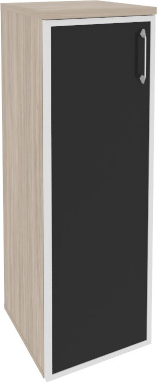 Шкаф средний узкий левый Onix O.SU-2.4R(L) black
