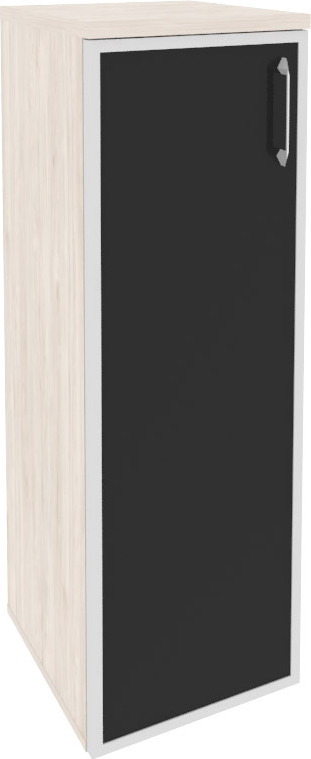 Шкаф средний узкий левый Onix O.SU-2.4R(L) black