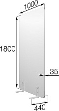 Мобильная перегородка Фикс FX-100/180