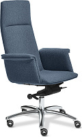Кресло руководителя Multi-office Epsilon Luxe A Ткань рогожка серо-голубая Woolly 751 Кресло руководителя Multi-office Epsilon Luxe A Ткань рогожка серо-голубая Woolly 751