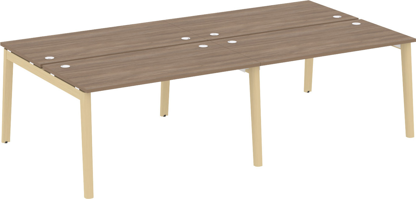 Рабочая станция на 4 рабочих места Onix Wood OW.D.RS-4.3.7