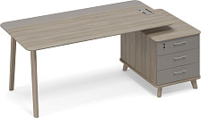 Стoл руководителя правый Time Wood ТМ В2 106