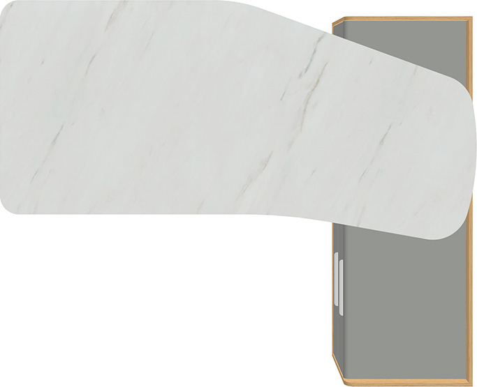 Стол руководителя Remo Rem-200.1R+Rem-33R